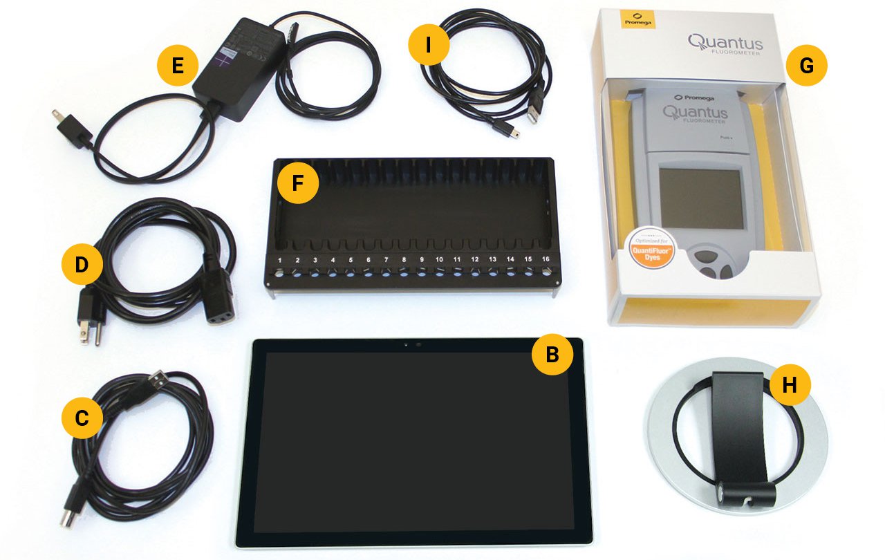 Components of Standard Maxwell RSC Instrument